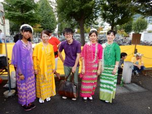ミャンマー,ビルマ,ダディンジュ祭り,中野,国民民主連盟,スーチー,紅茶,NLD,ワダ・トゥトゥ