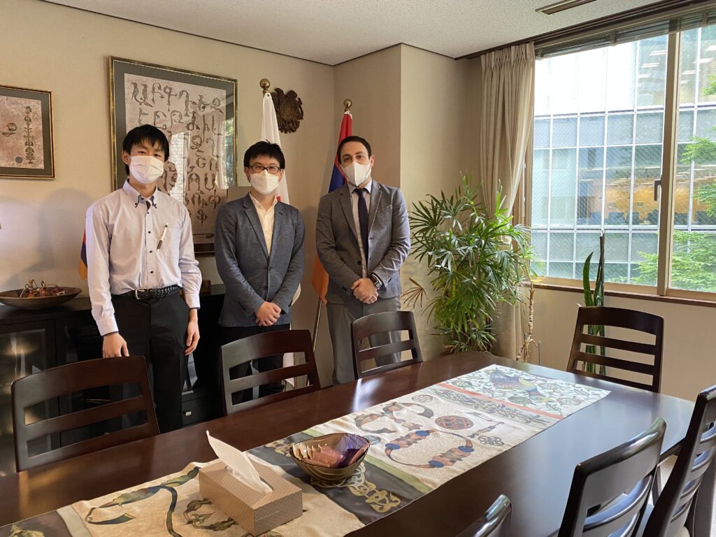 アルメニア大使館に訪問し国歌情報をご提供いただきました 一般社団法人 国歌の輪